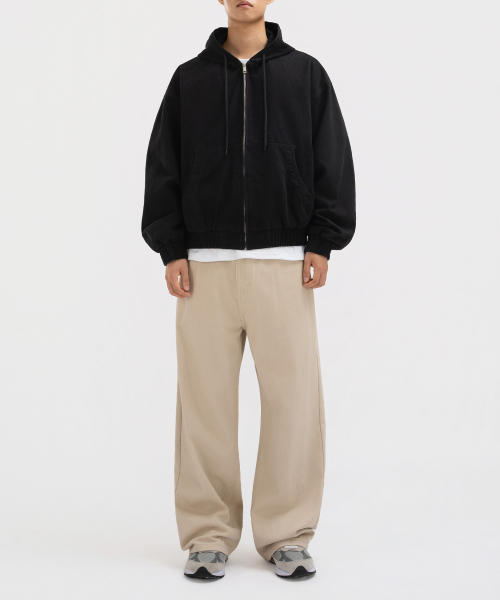 UNDEROFF(アンダーオフ)の「クロップフードジップアップワークジャケットブラウン(その他アウター・メンズ・ブラウン・X-LARGE/MEDIUM/LARGE)」の9枚目の写真
