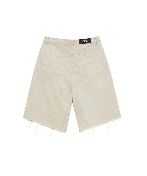 ROCKCAKE(ロックケーキ)の「Diamond Punching Bermuda Pants - Beige(その他パンツ・レディース・その他・SMALL/MEDIUM)」の10枚目の写真
