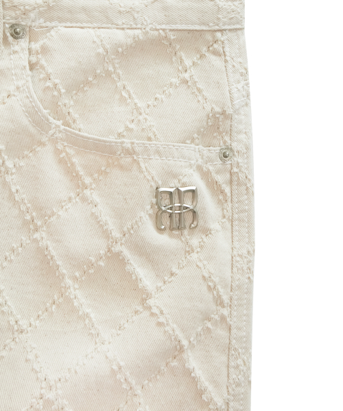 ROCKCAKE(ロックケーキ)の「Diamond Punching Bermuda Pants - Beige(その他パンツ・レディース・その他・SMALL/MEDIUM)」の8枚目の写真