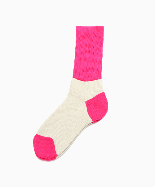 JOURNAL STANDARD relume（ジャーナルスタンダード　レリューム）の「FAB.IT / ファブイット CHUCK”Switching”（ソックス/靴下・メンズ・グレー/アイボリー/ブラウン/ネイビー・FREE）」の2枚目の写真