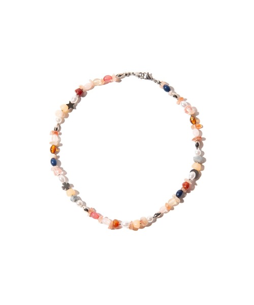 glamb（グラム）の「Multi Material Necklace / マルチマテリアルネックレス（ネックレス・メンズ・マルチ・FREE）」の5枚目の写真