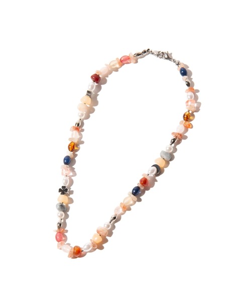 glamb（グラム）の「Multi Material Necklace / マルチマテリアルネックレス（ネックレス・メンズ・マルチ・FREE）」の6枚目の写真