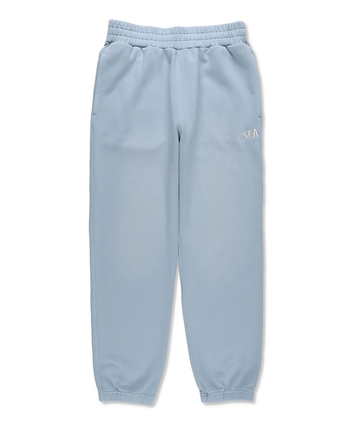 WIND AND SEA(ウィンダンシー)の「SULFUR DYEING LOGO SWEATPANT(スウェットパンツ・メンズ・パープル/サックスブルー系/レッド/サックスブルー・L/XL/M/MEDIUM/S)」の3枚目の写真
