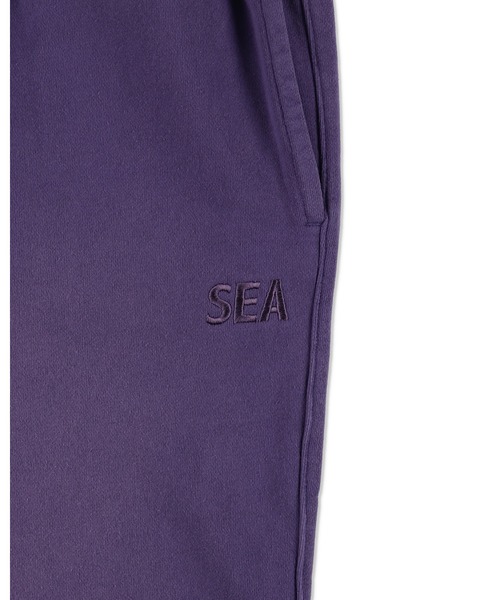WIND AND SEA(ウィンダンシー)の「SULFUR DYEING LOGO SWEATPANT(スウェットパンツ・メンズ・パープル/サックスブルー系/レッド/サックスブルー・L/XL/M/MEDIUM/S)」の9枚目の写真