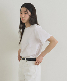 supima silket cotton top-white