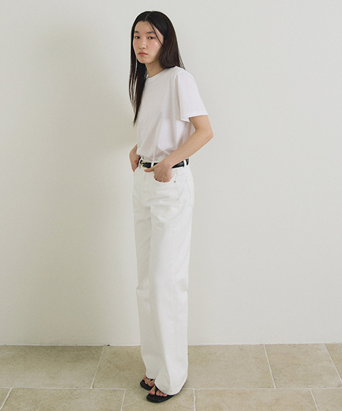 LINGSEOUL(リングソウル)の「supima silket cotton top-white(Tシャツ/カットソー・レディース・その他・SMALL/MEDIUM)」の5枚目の写真