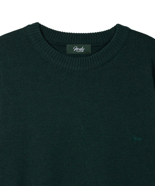 NODU（ノードユー）の「メイプル ベーシック ラウンド ニット [グリーン]（ニット/セーター・メンズ・その他・LARGE/MEDIUM）」の6枚目の写真
