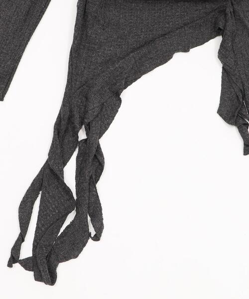 dispark(ディスパーク)の「DISPARK/イレヘムデザイントップ(ニット/セーター・レディース・チャコールグレー/ベージュ・FREE)」の16枚目の写真