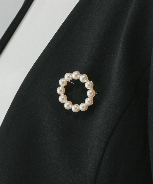 GLOBAL WORK（グローバルワーク）の「パールブローチ/611429（ブローチ/コサージュ・レディース・ホワイト系その他5/ホワイト系その他2/ホワイト系その他4/ホワイト系その他/ホワイト系その他3・ONE SIZE）」の9枚目の写真