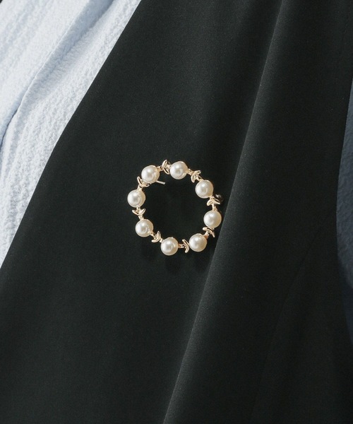 GLOBAL WORK（グローバルワーク）の「パールブローチ/611429（ブローチ/コサージュ・レディース・ホワイト系その他5/ホワイト系その他2/ホワイト系その他4/ホワイト系その他/ホワイト系その他3・ONE SIZE）」の13枚目の写真