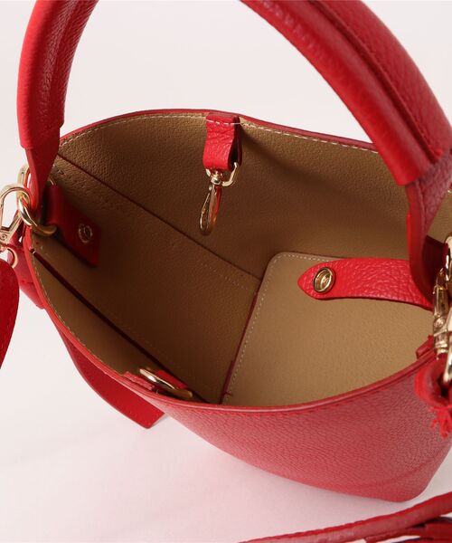 MARLON FIRENZE（マーロンフィレンツェ）の「Secchiello Ivan Bag（ショルダーバッグ・レディース・ライトブラウン/グレー/ライトベージュ/ブラック/レッド/ベージュ・ONE SIZE）」の12枚目の写真