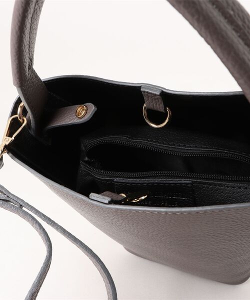 MARLON FIRENZE（マーロンフィレンツェ）の「Secchiello Ivan Bag（ショルダーバッグ・レディース・ライトブラウン/グレー/ライトベージュ/ブラック/レッド/ベージュ・ONE SIZE）」の15枚目の写真