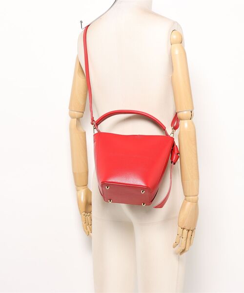 MARLON FIRENZE（マーロンフィレンツェ）の「Secchiello Ivan Bag（ショルダーバッグ・レディース・ライトブラウン/グレー/ライトベージュ/ブラック/レッド/ベージュ・ONE SIZE）」の20枚目の写真