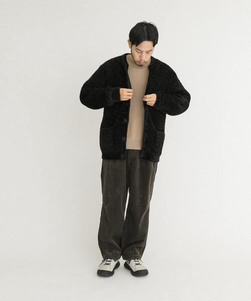 EKAL(エカル)の「OCTAカーディガン(カーディガン/ボレロ・メンズ・ブラック/チャコールグレー・MEDIUM/LARGE)」の7枚目の写真