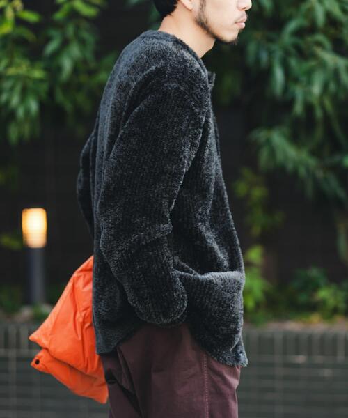 EKAL(エカル)の「OCTAカーディガン(カーディガン/ボレロ・メンズ・ブラック/チャコールグレー・MEDIUM/LARGE)」の10枚目の写真