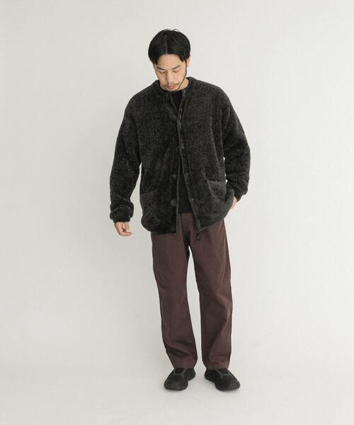 EKAL（エカル）の「OCTAカーディガン（カーディガン/ボレロ・メンズ・チャコールグレー/ブラック・MEDIUM/LARGE）」の4枚目の写真