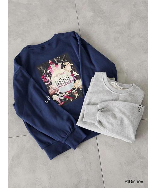 Lugnoncure（ルノンキュール）の「【Disney】FANTASIA/裏毛スウェット1（その他トップス・レディース・ネイビー/グレー・F）」の3枚目の写真
