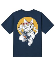 KTN0101 クマ 半袖Tシャツ - ネイビー