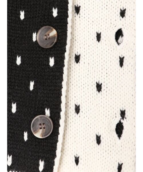 Ungrid（アングリッド）の「マルチウェイドットニットカーディガン（カーディガン/ボレロ・レディース・レッド/オフホワイト/ブルー・FREE）」の14枚目の写真