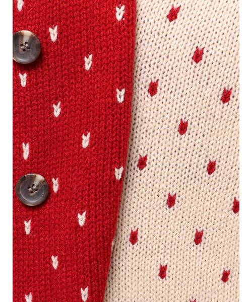 Ungrid（アングリッド）の「マルチウェイドットニットカーディガン（カーディガン/ボレロ・レディース・レッド/オフホワイト/ブルー・FREE）」の16枚目の写真