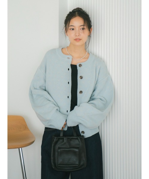 Ungrid（アングリッド）の「マルチウェイドットニットカーディガン（カーディガン/ボレロ・レディース・レッド/オフホワイト/ブルー・FREE）」の20枚目の写真