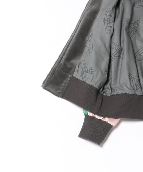 Vivienne Westwood(ヴィヴィアンウエストウッド)の「BROKEN DISCO ORB VELVET BOMBER(その他アウター・レディース・グレー系その他2・38)」の3枚目の写真