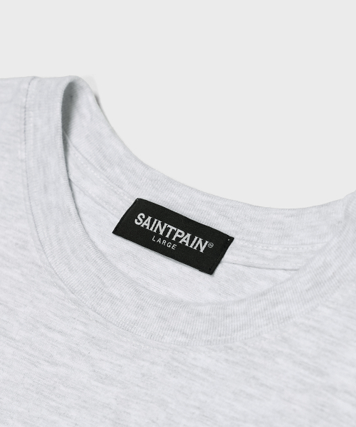SAINTPAIN（セイントペイン）の「SP ローワーケース 半袖Tシャツ アッシュメランジ（Tシャツ/カットソー・メンズ・その他・MEDIUM/LARGE）」の3枚目の写真