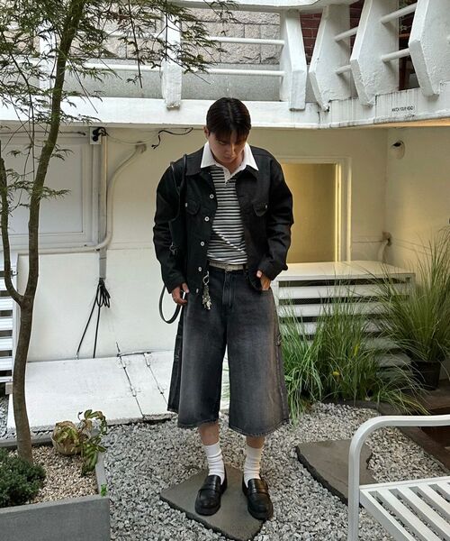 BASEMOMENT（ベースモーメント）の「ストライプラグビーTシャツスカイブルー（ポロシャツ・レディース・その他・MEDIUM/LARGE）」の12枚目の写真