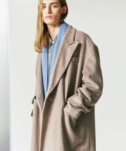 S SY(エスエスワイ)の「ウールブレンドマキシマルダブルコートベージュ(チェスターコート・メンズ・その他・MEDIUM/LARGE)」の7枚目の写真