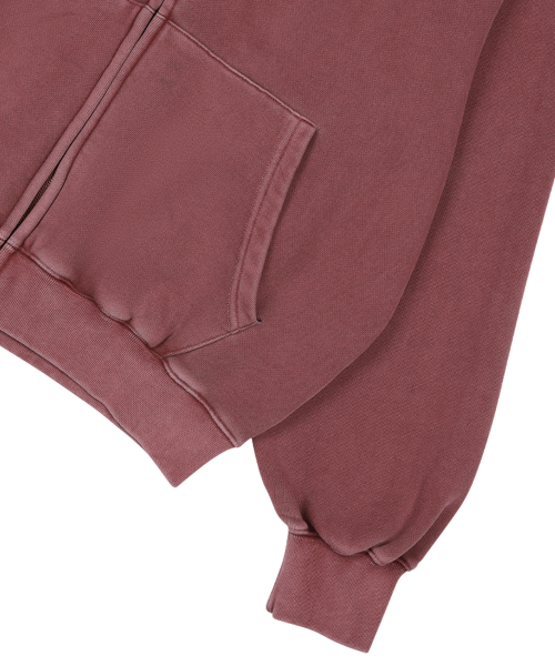 SUNDAY FRUIT MARKET（サンデーフルーツマーケット）の「LOVE, SUNDAY ZIP HOODIE WINE（パーカー・メンズ・その他・MEDIUM/LARGE）」の6枚目の写真