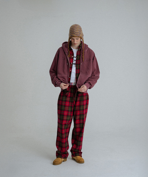 SUNDAY FRUIT MARKET（サンデーフルーツマーケット）の「LOVE, SUNDAY ZIP HOODIE WINE（パーカー・メンズ・その他・MEDIUM/LARGE）」の8枚目の写真