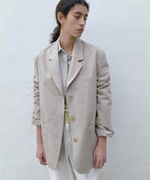 POSZER（ポーザー）の「コットンブレザージャケット (ベージュ)（テーラードジャケット）」