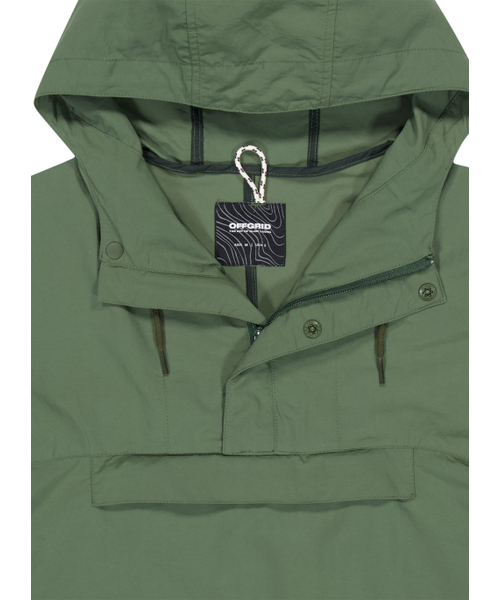 OFFGRID(オフグリッド)の「パッカブルアノラック-カーキ(ナイロンジャケット・レディース・その他・X-LARGE/MEDIUM/LARGE)」の3枚目の写真