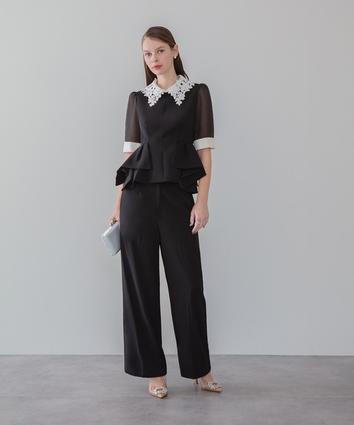 【早い者勝ち・美品】Leja ぺプラム パンツ ドレス【3/3-3/7発送不可】 Leja（レジャ） パンツドレス : ZOZOTOWN Yahoo!店 - 通販 - Yahoo