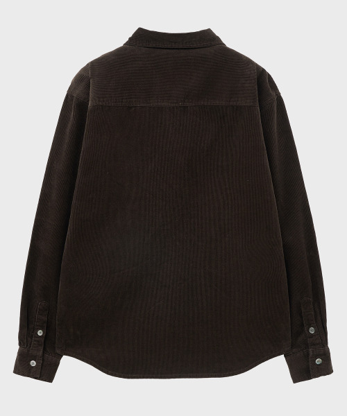 NOIRER(ノイア)の「ルーズフィットコーデュロイワークシャツ(ブラウン)(シャツ/ブラウス・メンズ・その他・48/50/52)」の3枚目の写真