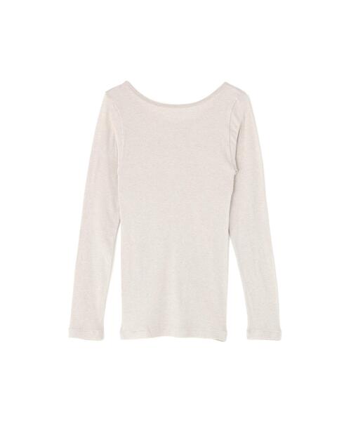 MARGARET HOWELL(マーガレットハウエル)の「COTTON SILK RIB TOP(Tシャツ/カットソー・レディース・ライトグレー/ブラック/ブルー・FREE)」の19枚目の写真