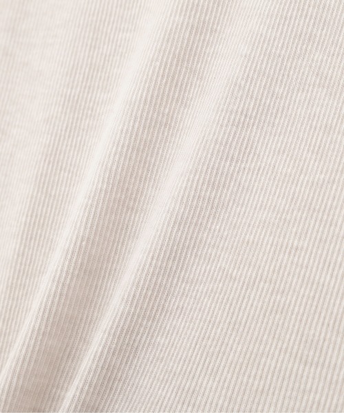 MARGARET HOWELL(マーガレットハウエル)の「COTTON SILK RIB TOP(Tシャツ/カットソー・レディース・ライトグレー/ブラック/ブルー・FREE)」の11枚目の写真