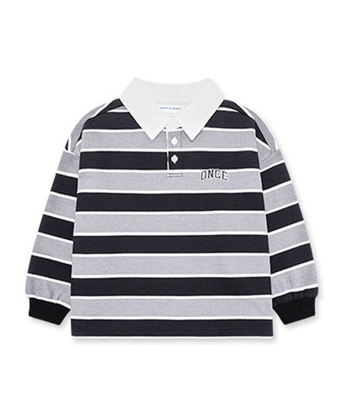 BERRYCLOSET(ベリークローゼット)の「ワンスカラー ストライプ スウェット(スウェット・レディース・ブラック/ピンク・11号/13号/5号/17号/19号/7号/15号/09号)」の2枚目の写真