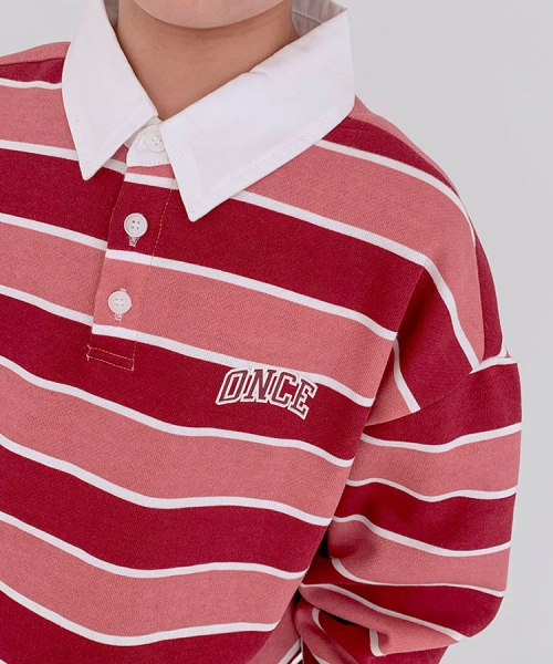BERRYCLOSET(ベリークローゼット)の「ワンスカラー ストライプ スウェット(スウェット・レディース・ブラック/ピンク・11号/13号/5号/17号/19号/7号/15号/09号)」の3枚目の写真