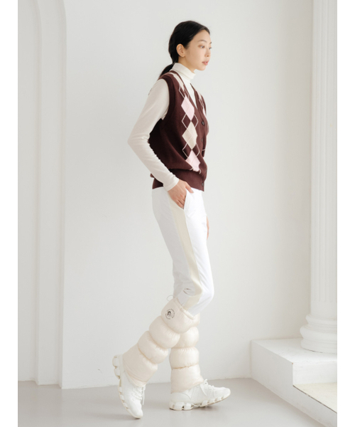 NITINA(ニティナ)の「カシミヤブレンドアーガイルベストBR(ニット/セーター・レディース・ブラウン・SMALL/MEDIUM)」の6枚目の写真