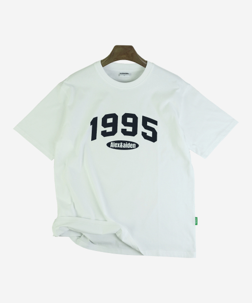 ALEXNAIDEN(アレックスエンエイデン)の「1995 半袖Tシャツ(ホワイト)(Tシャツ/カットソー・レディース・ホワイト・MEDIUM/LARGE/X-LARGE)」の1枚目の写真
