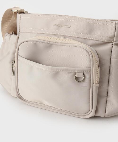 OPAQUE.CLIP（オペークドットクリップ）の「フロントポケット3層デザインショルダーバッグ【マルチポケット】（ショルダーバッグ・レディース・ベージュ/グレー/ブラック・00）」の20枚目の写真