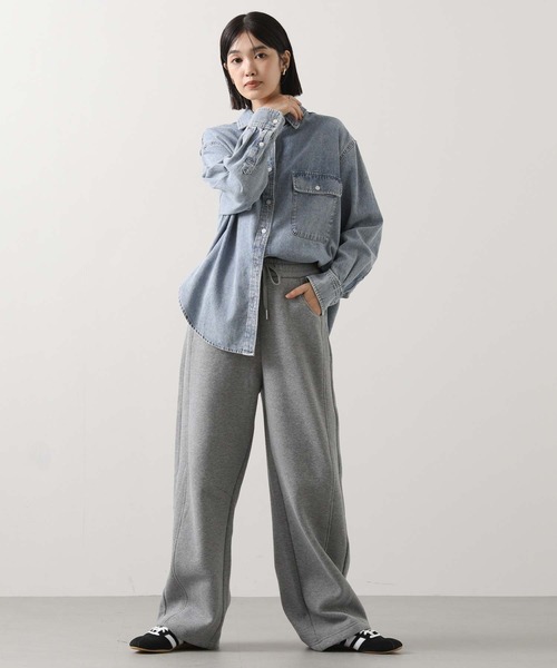 Gready Brilliant(グレディブリリアン)の「裏起毛スウェットパンツ(その他パンツ・レディース・ブラウン/トップグレー・38)」の3枚目の写真