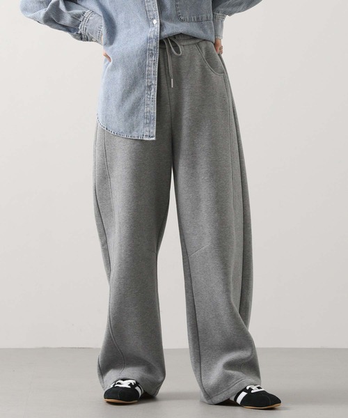 Gready Brilliant(グレディブリリアン)の「裏起毛スウェットパンツ(その他パンツ・レディース・ブラウン/トップグレー・38)」の7枚目の写真