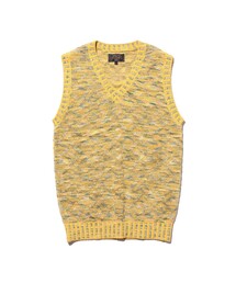 BEAMS PLUS(�r�[���X�v���X)��V-Neck Vest "KASURI" Jacquard(�j�b�g/�Z�[�^�[)
