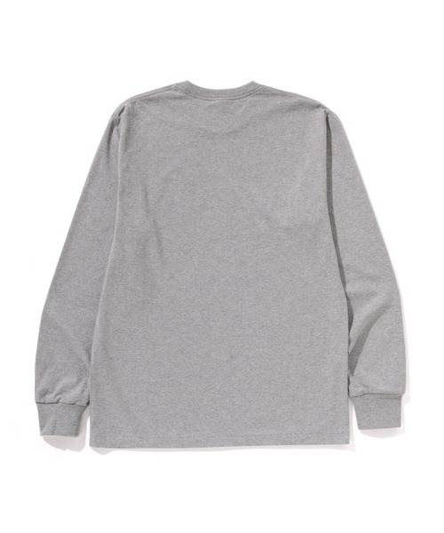 A BATHING APE(アベイシングエイプ)の「COLLEGE LS TEE(Tシャツ/カットソー・メンズ・ネイビー/グレー/サックスブルー/ブラック/ホワイト/グリーン・MEDIUM/XX-LARGE/SMALL/LARGE/X-LARGE/XXX-LARGE)」の9枚目の写真