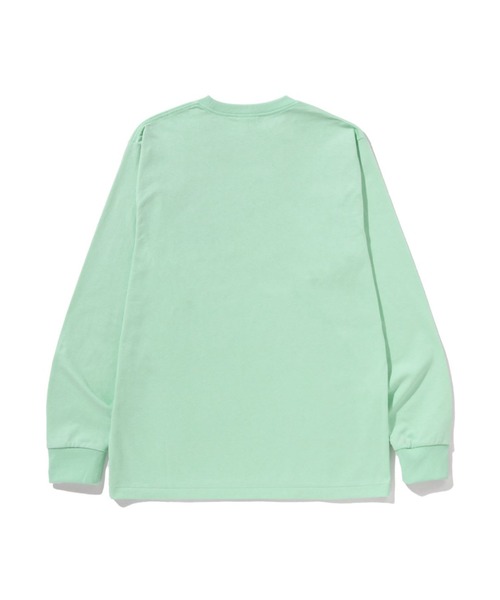 A BATHING APE(アベイシングエイプ)の「COLLEGE LS TEE(Tシャツ/カットソー・メンズ・ネイビー/グレー/サックスブルー/ブラック/ホワイト/グリーン・MEDIUM/XX-LARGE/SMALL/LARGE/X-LARGE/XXX-LARGE)」の10枚目の写真