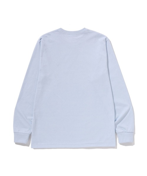 A BATHING APE(アベイシングエイプ)の「COLLEGE LS TEE(Tシャツ/カットソー・メンズ・ネイビー/グレー/サックスブルー/ブラック/ホワイト/グリーン・MEDIUM/XX-LARGE/SMALL/LARGE/X-LARGE/XXX-LARGE)」の12枚目の写真