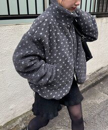 【umm.】WEB限定パイピングボアジャケット