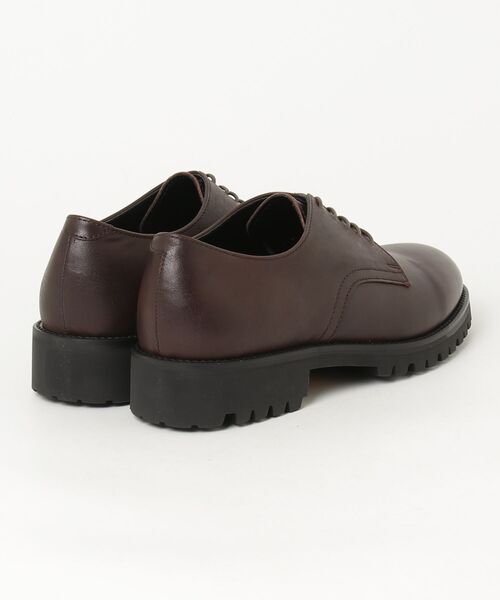 PADRONE（パドローネ）の「【PADRONE】別注 WPL DERBY PLAIN TOE SHOES with Vibram PU8759-2010（ドレスシューズ・メンズ・ダークブラウン/ブラック・42/41/40）」の8枚目の写真